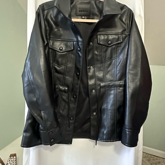 Blank NYC Black Leather Jacket Size Small - Picture 3 of 11